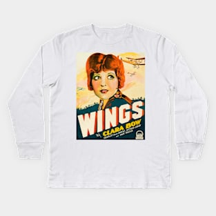 Wings Movie Poster Kids Long Sleeve T-Shirt